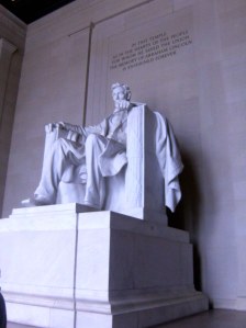 La estatua de Lincoln, presente en tantas películas.